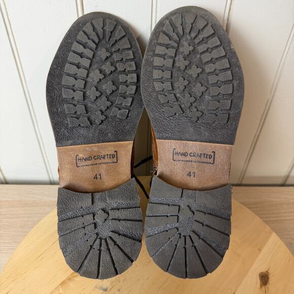 Bull Boxer Leather Boots Mens 41 EU/8 US Brown Ankle Western Business Casual - Picture 16 of 16